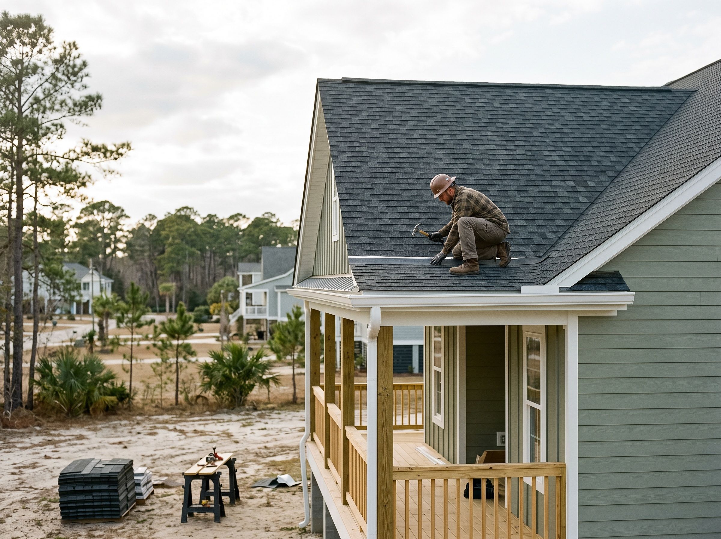Roof Replacement - Architectural shingle re-roof.